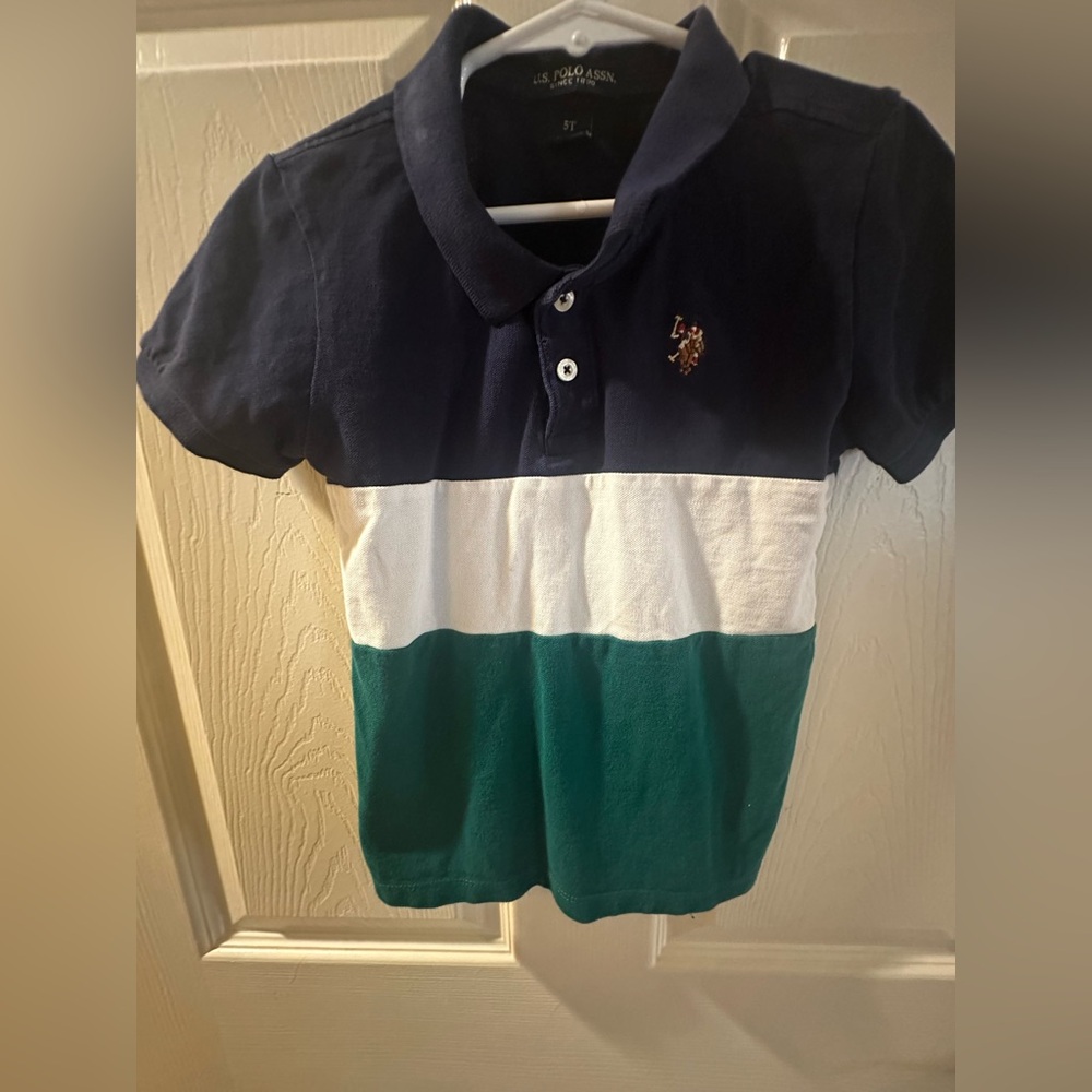 U.S. Polo Assn. Tricolor Kids Polo Shirt